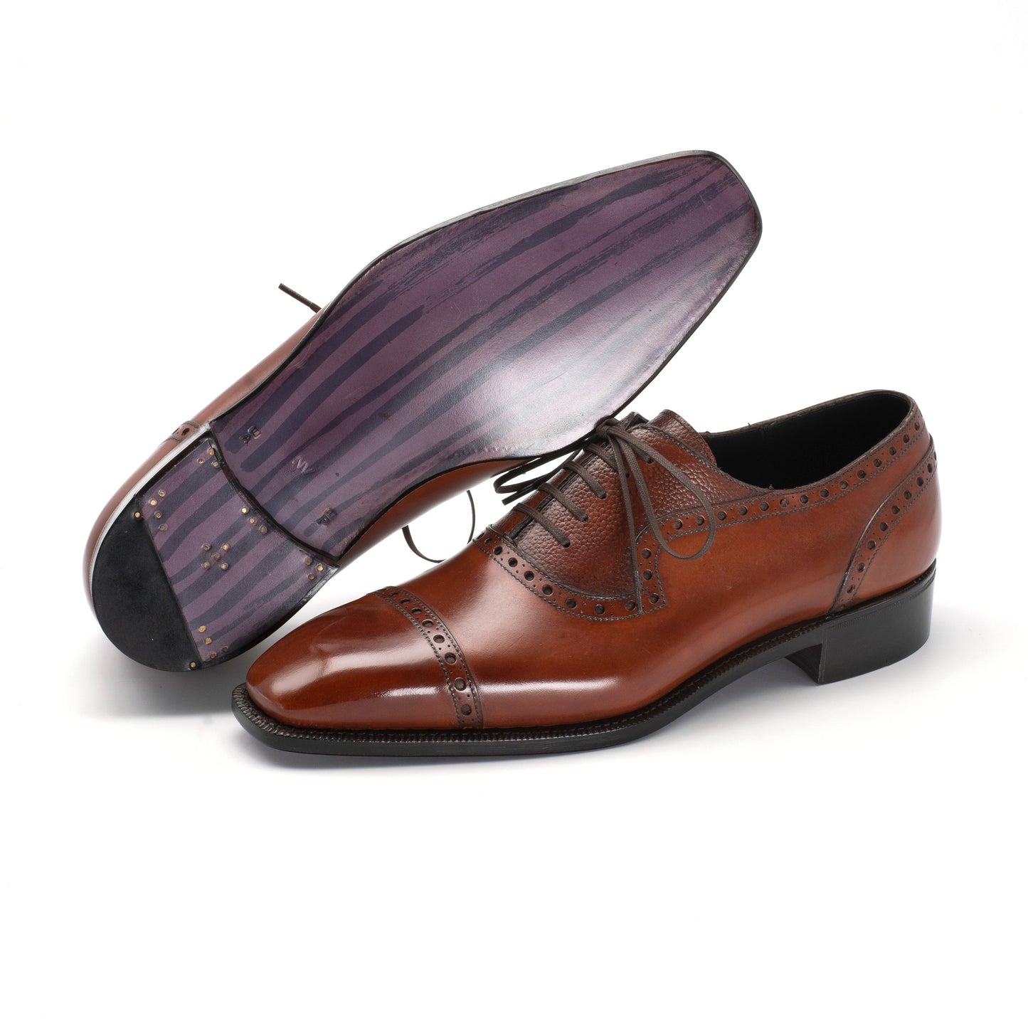 Andrés Adelaide Oxford - Chestnut Handmade Patina