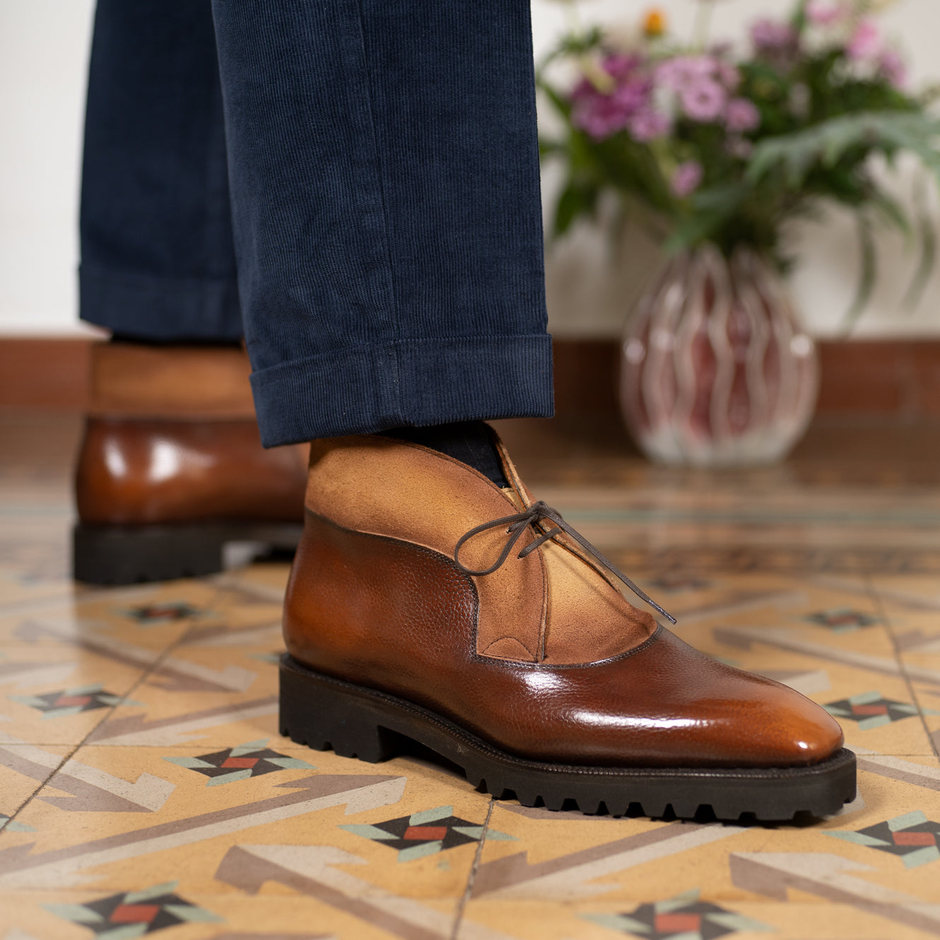 Boulevardier Chukka Boot - Cognac