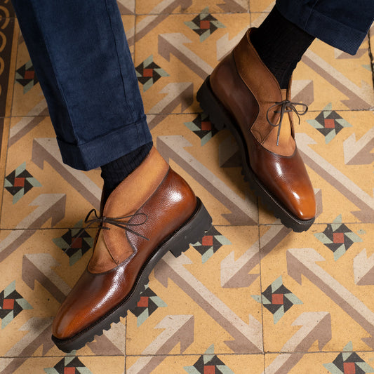 Boulevardier Chukka Boot - Cognac