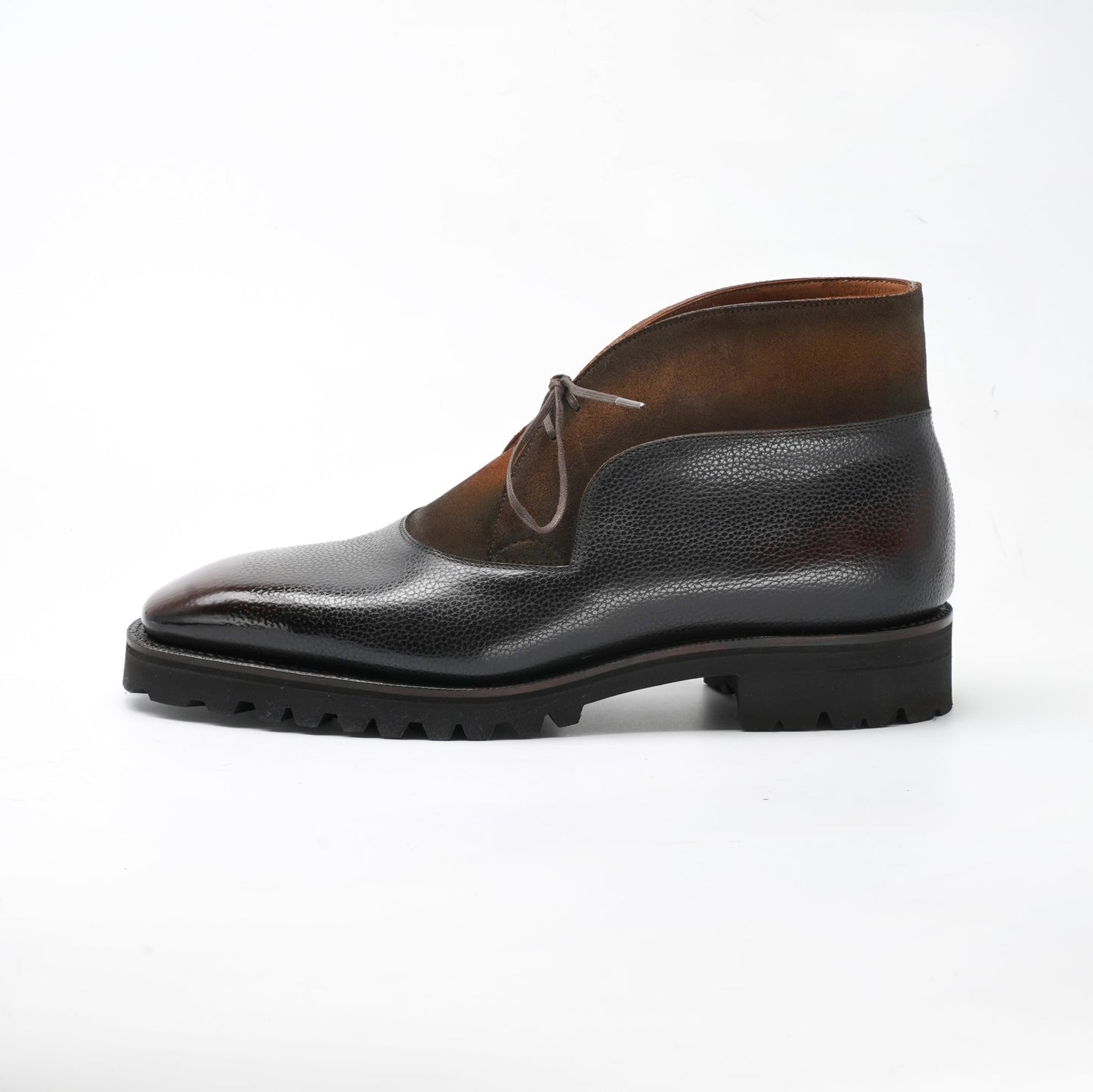Boulevardier Chukka Boot - Ebony & Cognac