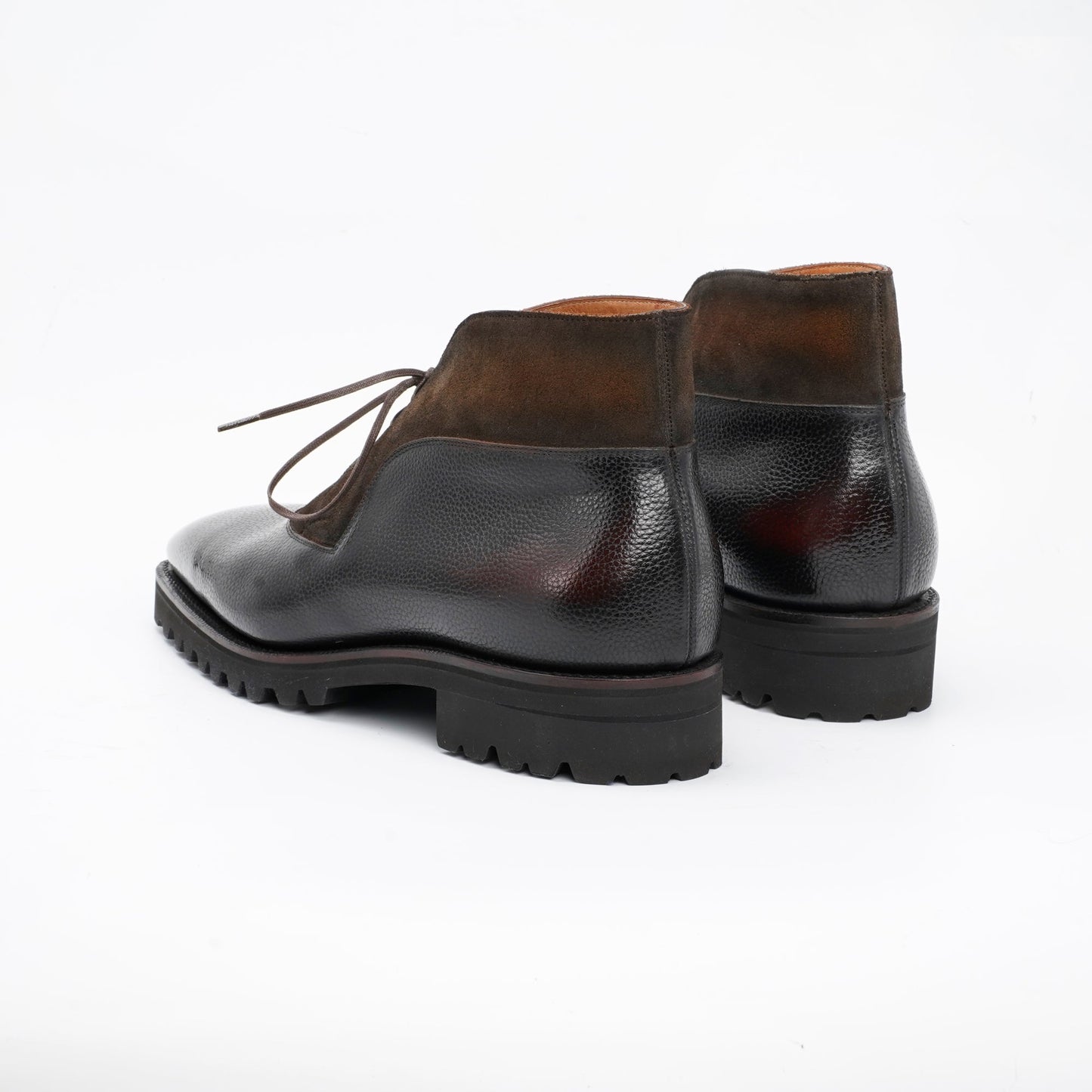 Boulevardier Chukka Boot - Ebony & Cognac