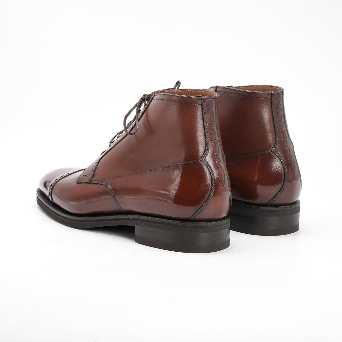 Brossa Derby Boot - Rosewood