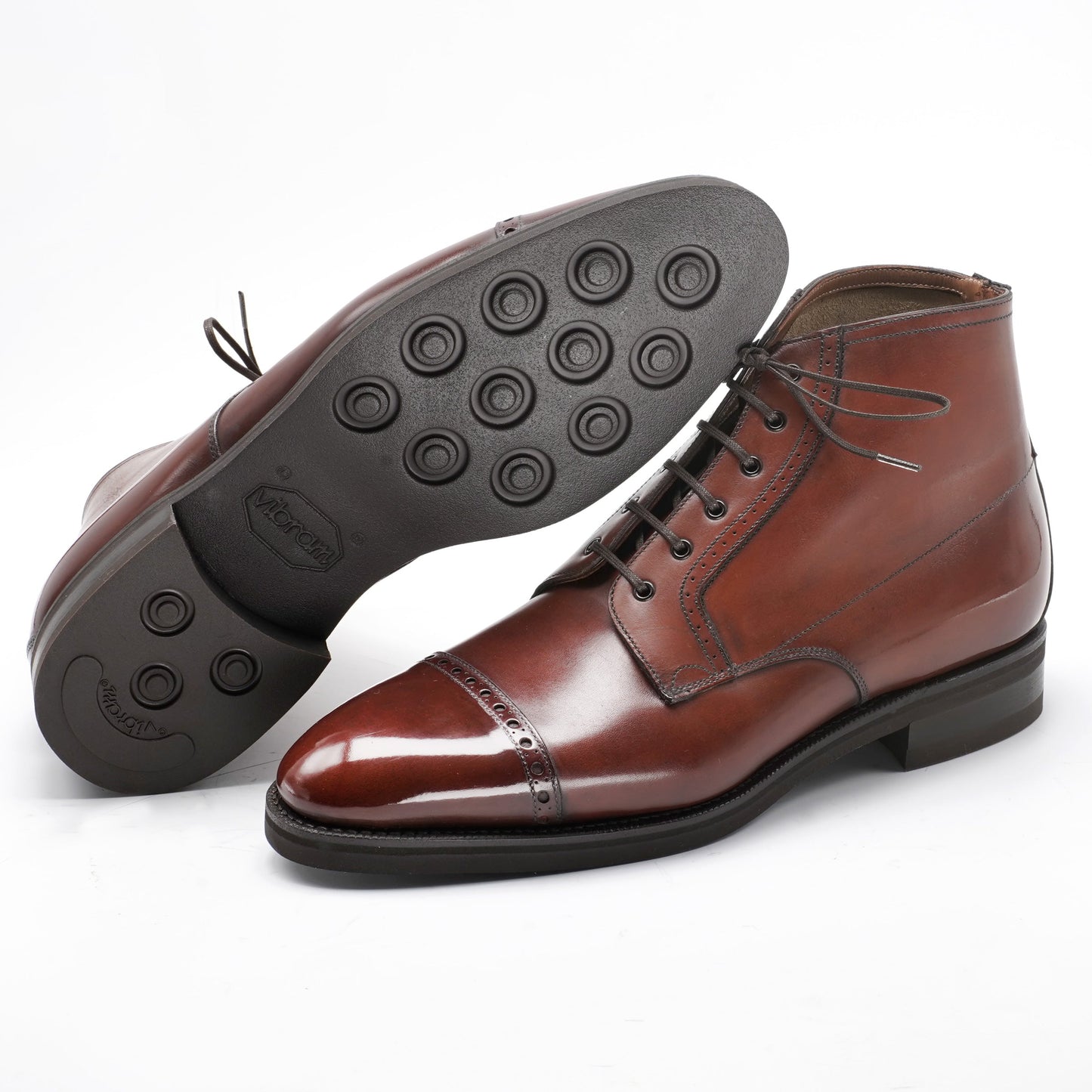 Brossa Derby Boot - Rosewood
