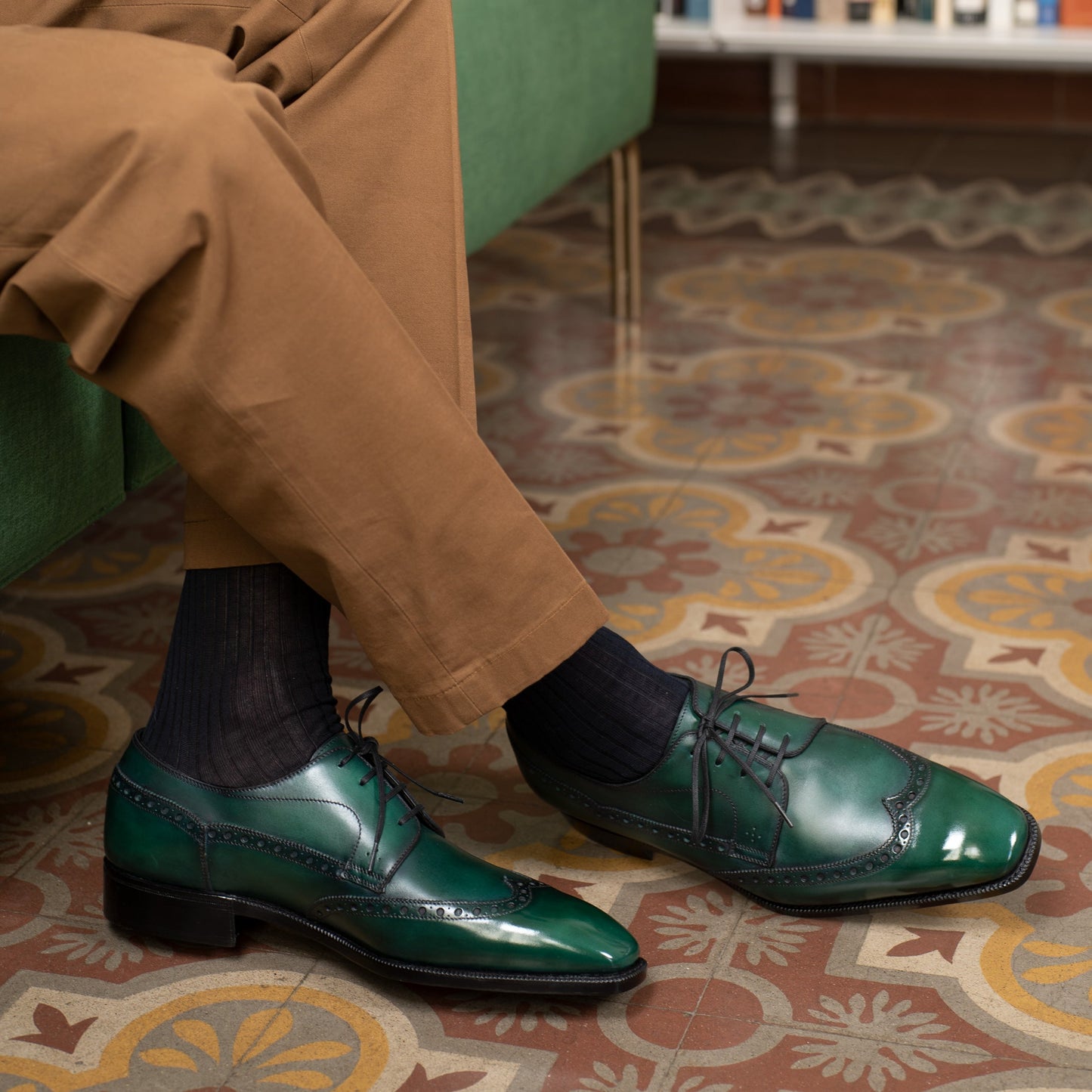 Wingtip Derby - Emerald Green