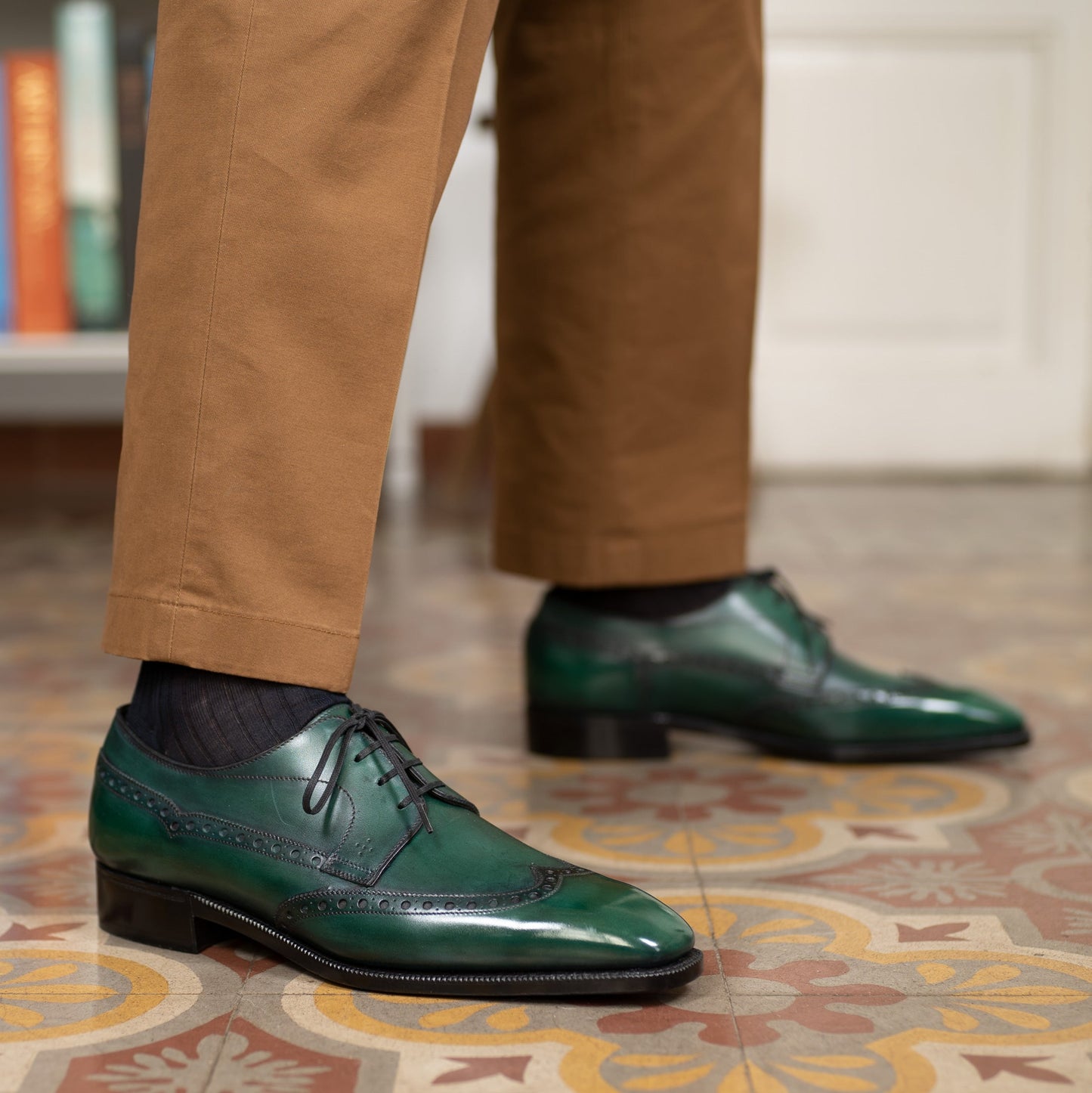 Wingtip Derby - Emerald Green